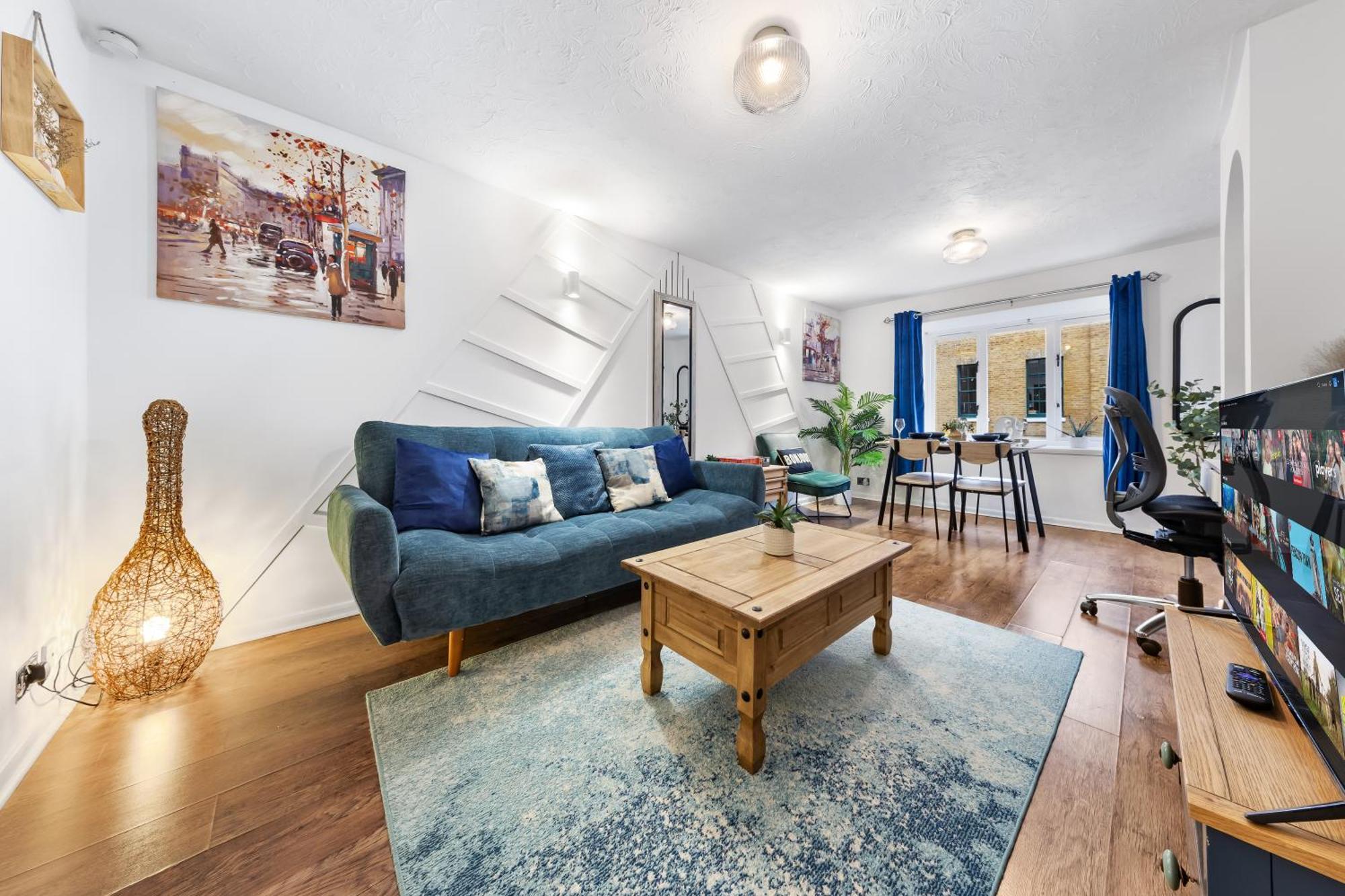 Quirky Canary 2Bed, Free Parking, Smart Tv & Games London Bagian luar foto