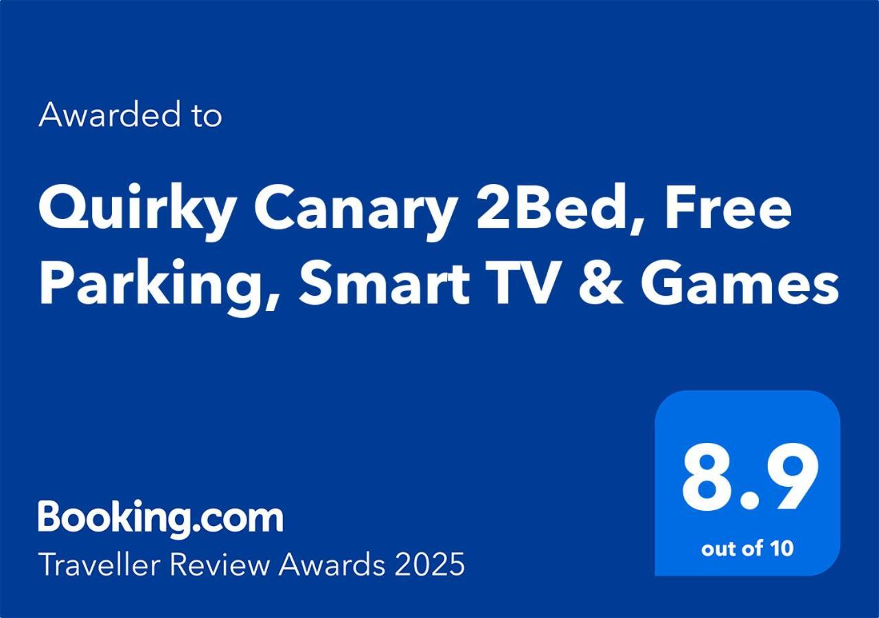 Quirky Canary 2Bed, Free Parking, Smart Tv & Games London Bagian luar foto